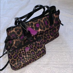 Coach handbag with matching wallet